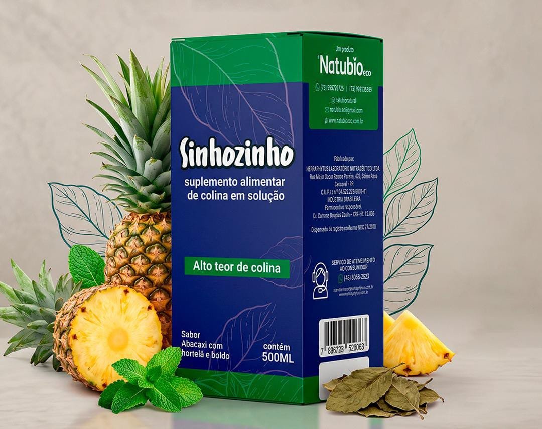 Sinhozinho Natubio, suplemento alimentar líquido